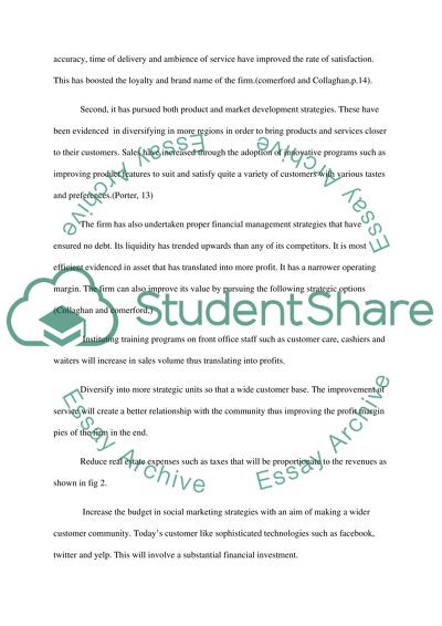 Panera Company Strategic Analysis