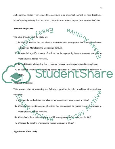 Advancing Human Resource Management to Underpin Future Challenges in China