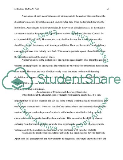 What Special Educators Need to Know about Students with Learning Disabilities