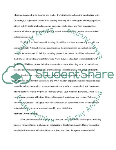 Analysis of the Problem of Quality Education of Students with Disabilities