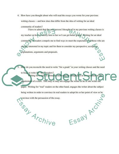 Motivation of Writers to Write