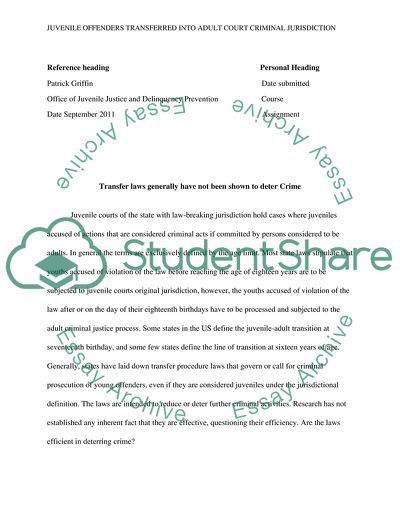 Judicial Process Article Review
