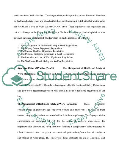 Health and Safety at Work Act 1974