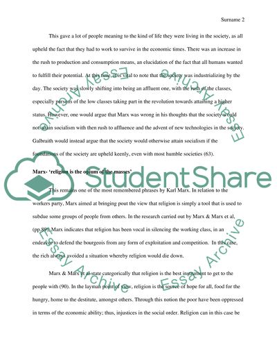 Karl Marxs Philosophical Views