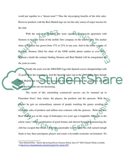 Ronaldo part of Reals global marketing plan