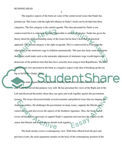 Review of the Book Unstoppable by Ralph Nader