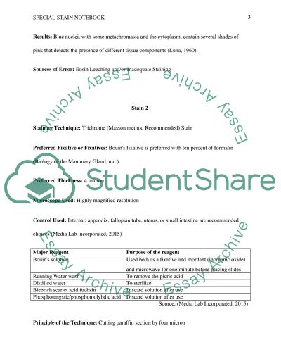 Special Stain NoteBook