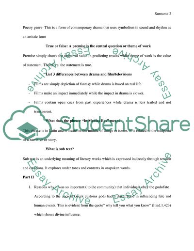 No topics, two papers with questions