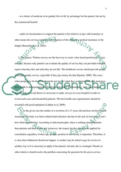 The Main Principles of Medical Ethics