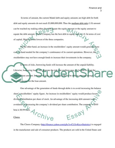 The Capital Structure Decision and the Cost of Capital