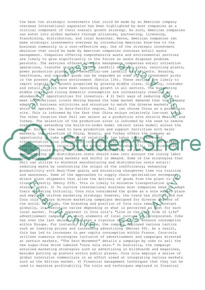 International Business