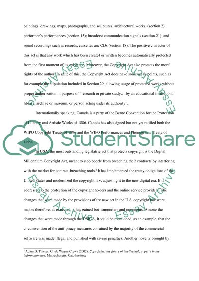 Copyright Laws in Canada and the USA