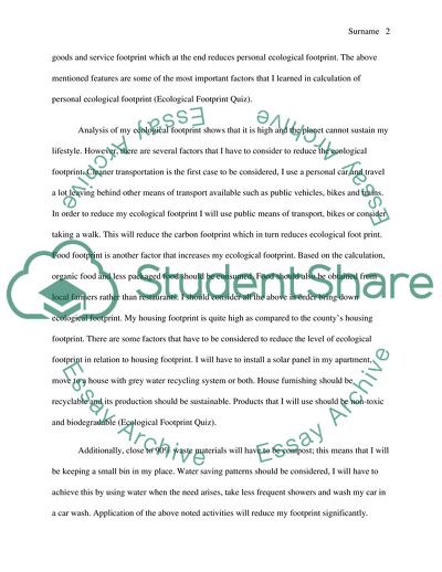 Ecological Footprint