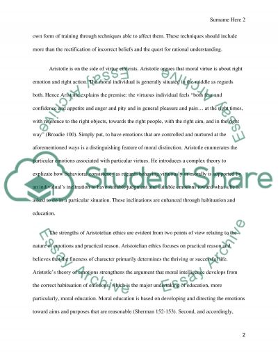 Virtue essay