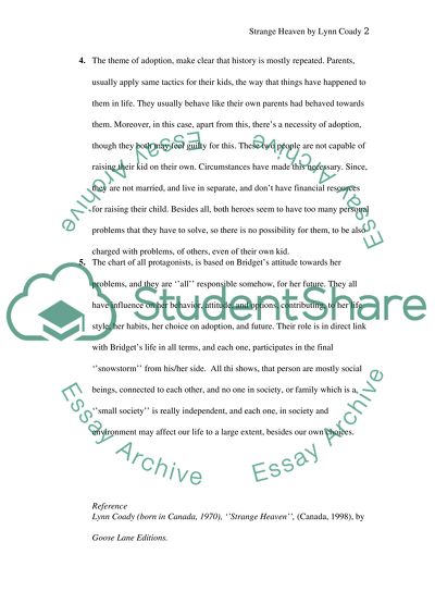 Novel Study: Strange Heaven by Lynn Coady