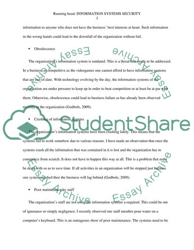 Attacks, Threats, and Vulnerabilities to the Organization