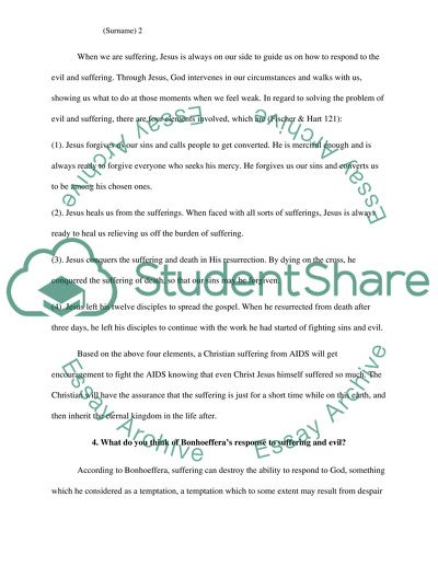 How Does Jesus Resolve the Problem of Suffering