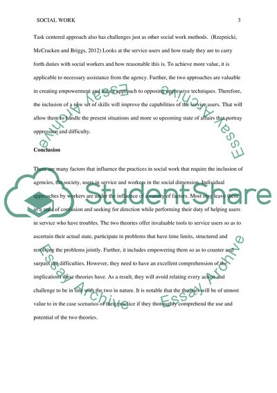 The Intervention of Social Work
