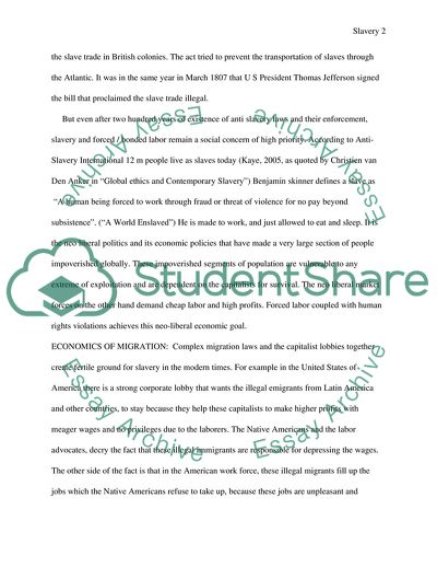 Slavery in the 21st Century