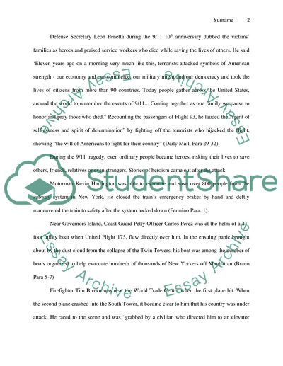 Americas View on 9/11