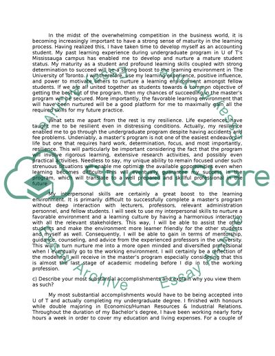 The Reasons for Participating in the MMPA Program