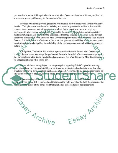 See a brand or product in a movie and describe it the movie is (italian job) the movie made in 2003