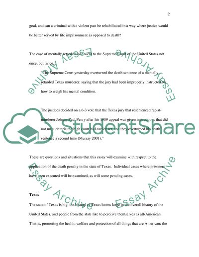 Capital Punishment in Texas
