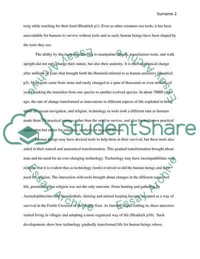 The Beginning of Technology