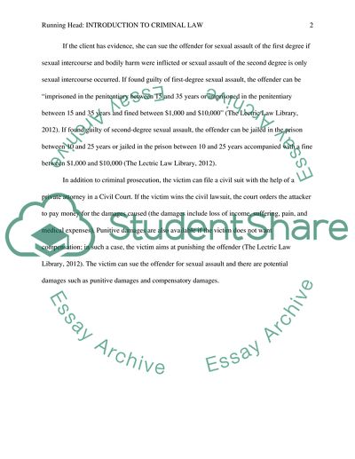 CRJS 205 Introduction to Criminal Law