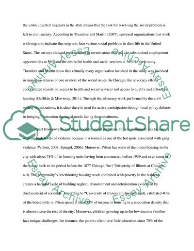 Social Challenges Facing Pilsen Community in Chicago