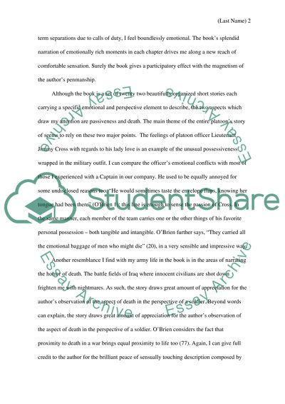 The things they carried by tim obrien