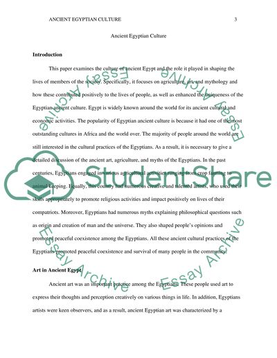 Ancient Egyptian Culture