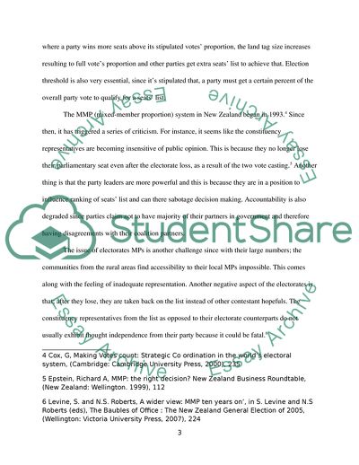 The Mixed-member Proportional Representation System