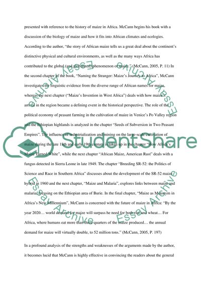 McCann, Maize and Grace