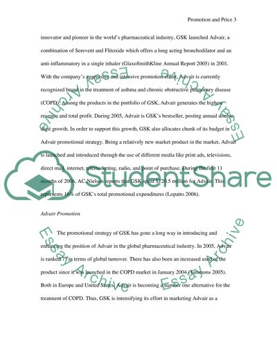 Promotion and Price Paper