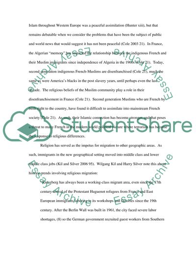 The Impact of Religion on Assimilation