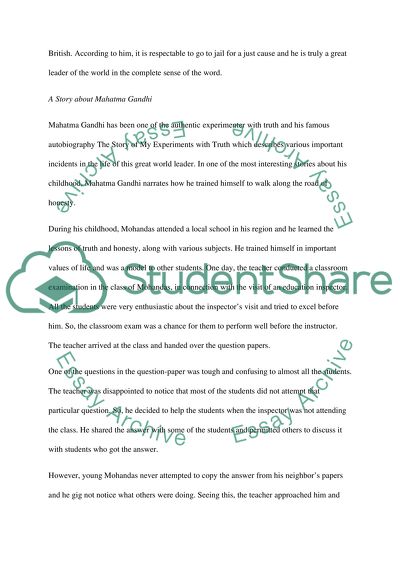 Mahatma Gandhi and George Washington Essay Example | Topics and Well