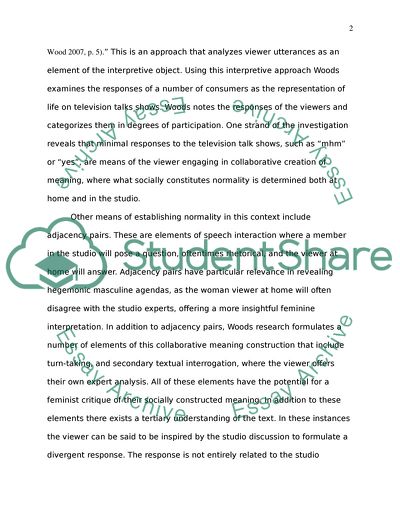 The Intersection of Normality and Consumerism on Television