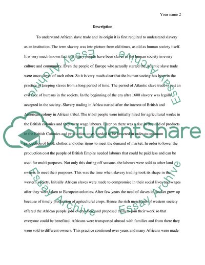 Slavery Trading in Africa