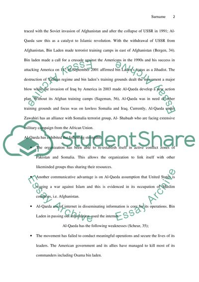 Evolution of Al-Qaeda