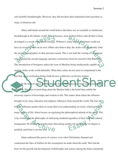 Arab and Islamic Revolutions