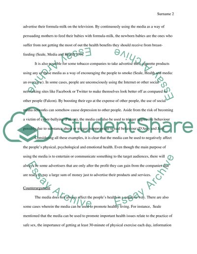 Does the media affect your health