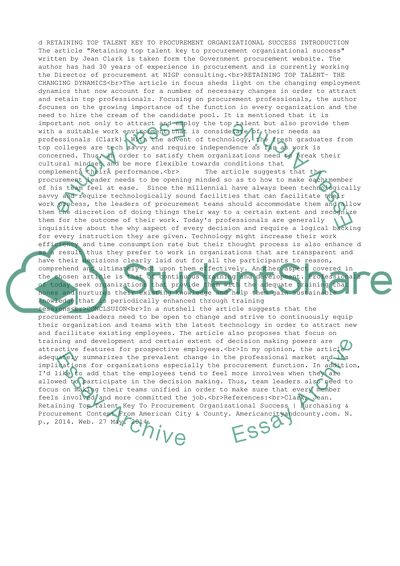 Retaining Top Talent