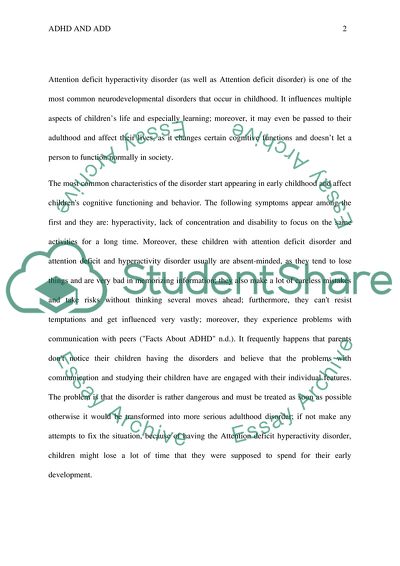 overcoming adhd college essay