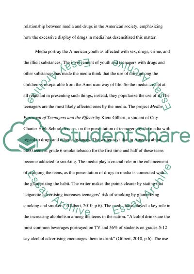 Media Portrayal of Drugs and how has it desensitized America