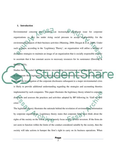 Practices and Activities Adopted by BP Following Its Gulf Oil Spill Crisis