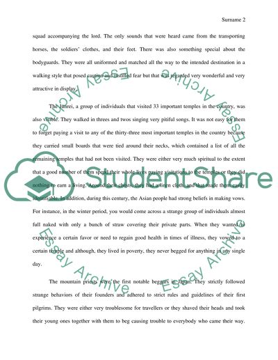 Asian Seventeenth Century