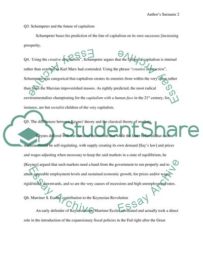 Marxs Capitalism and Its Features