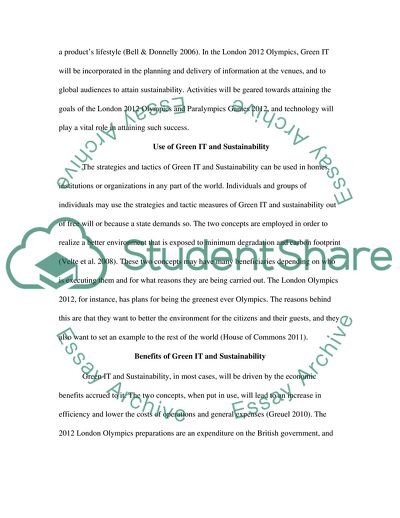 Green IT and Sustainability