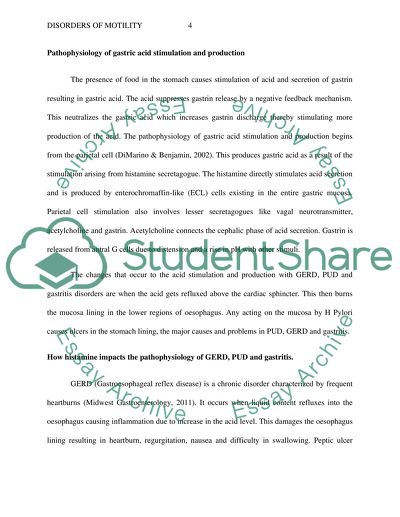 Disorders of Motility